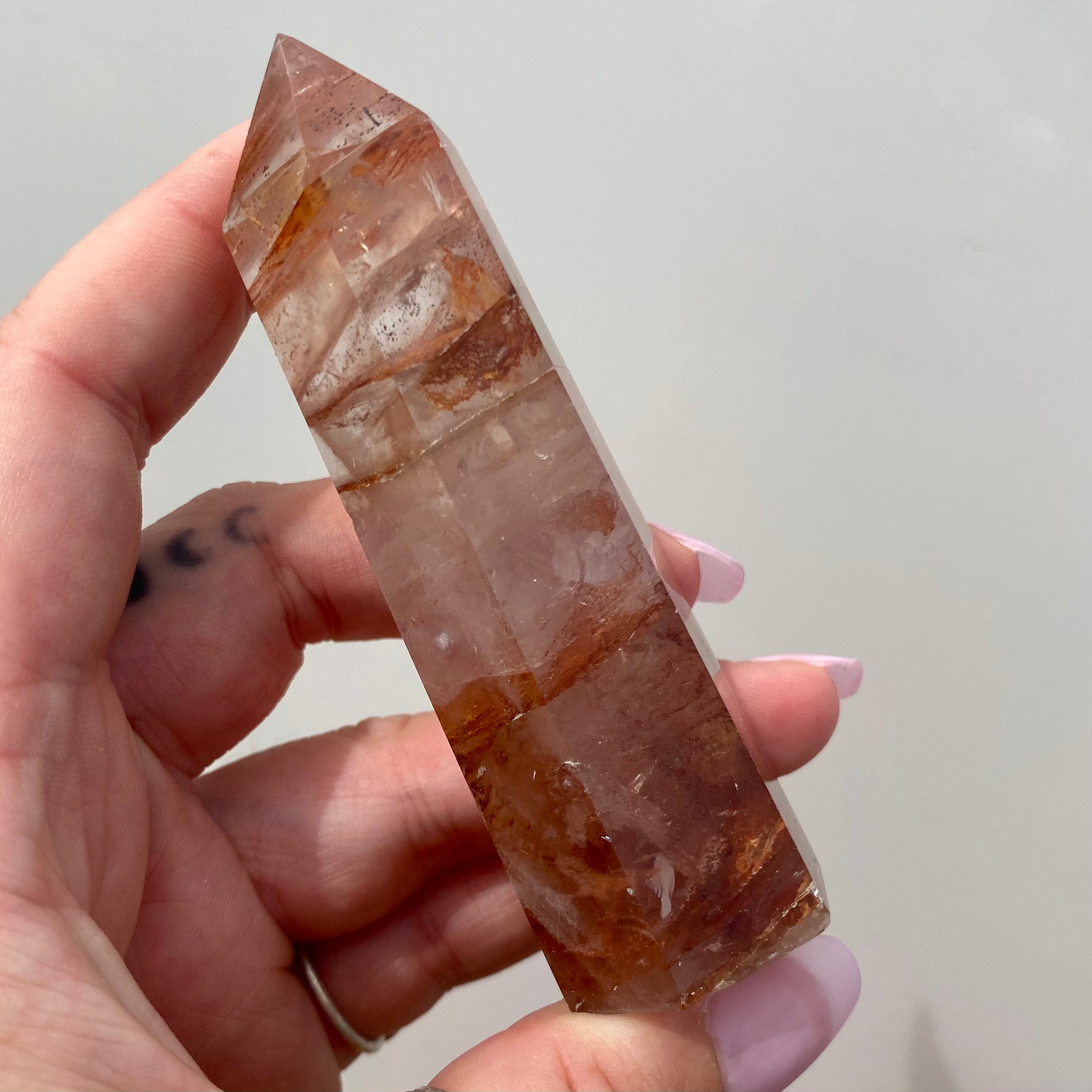Hematoid Quartz Point