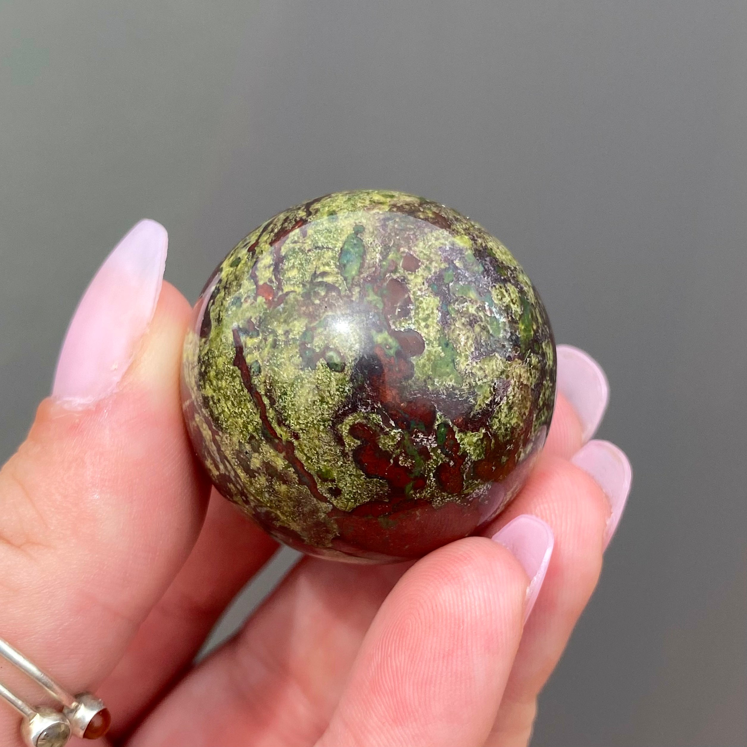 Dragon Bloodstone Sphere