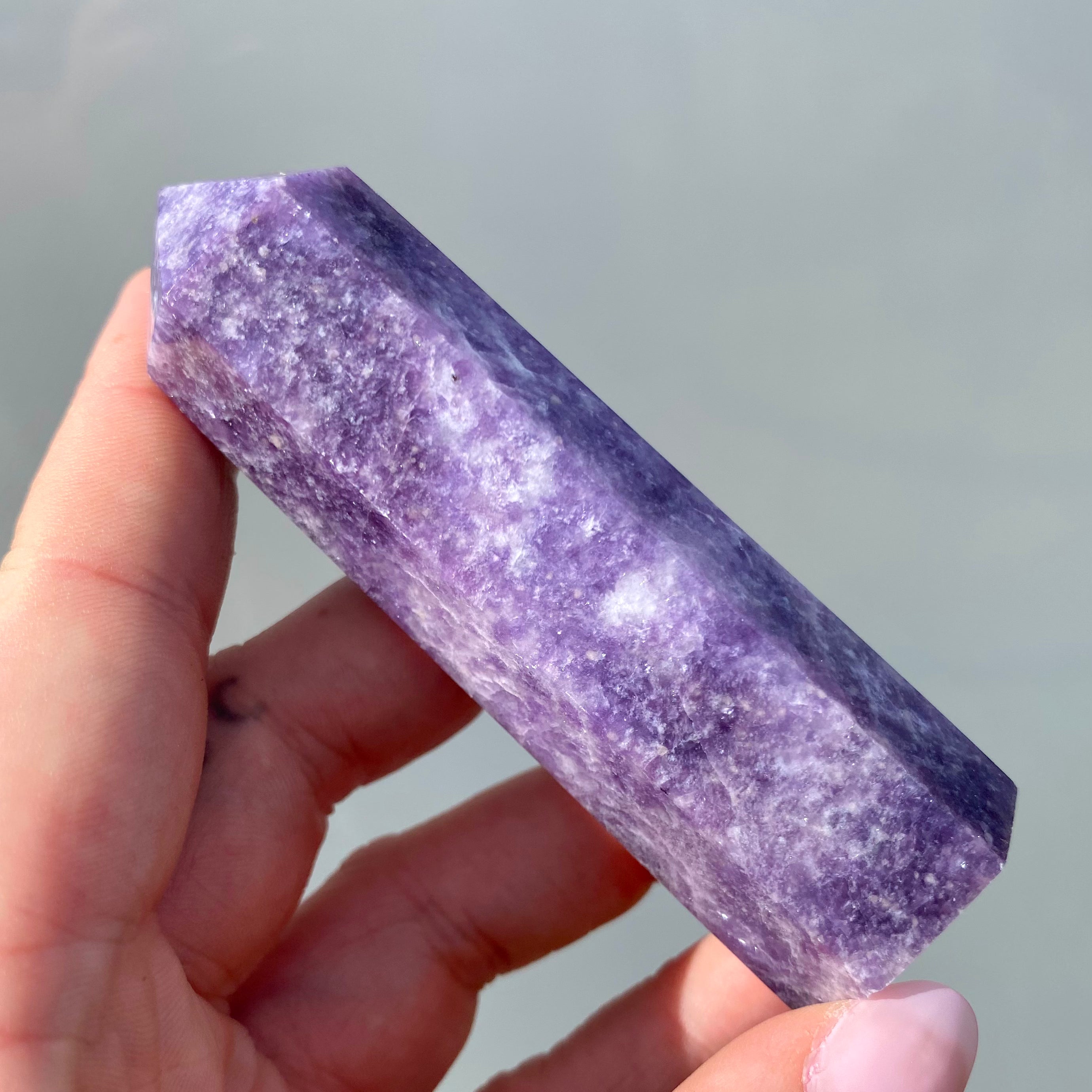 Lepidolite Point