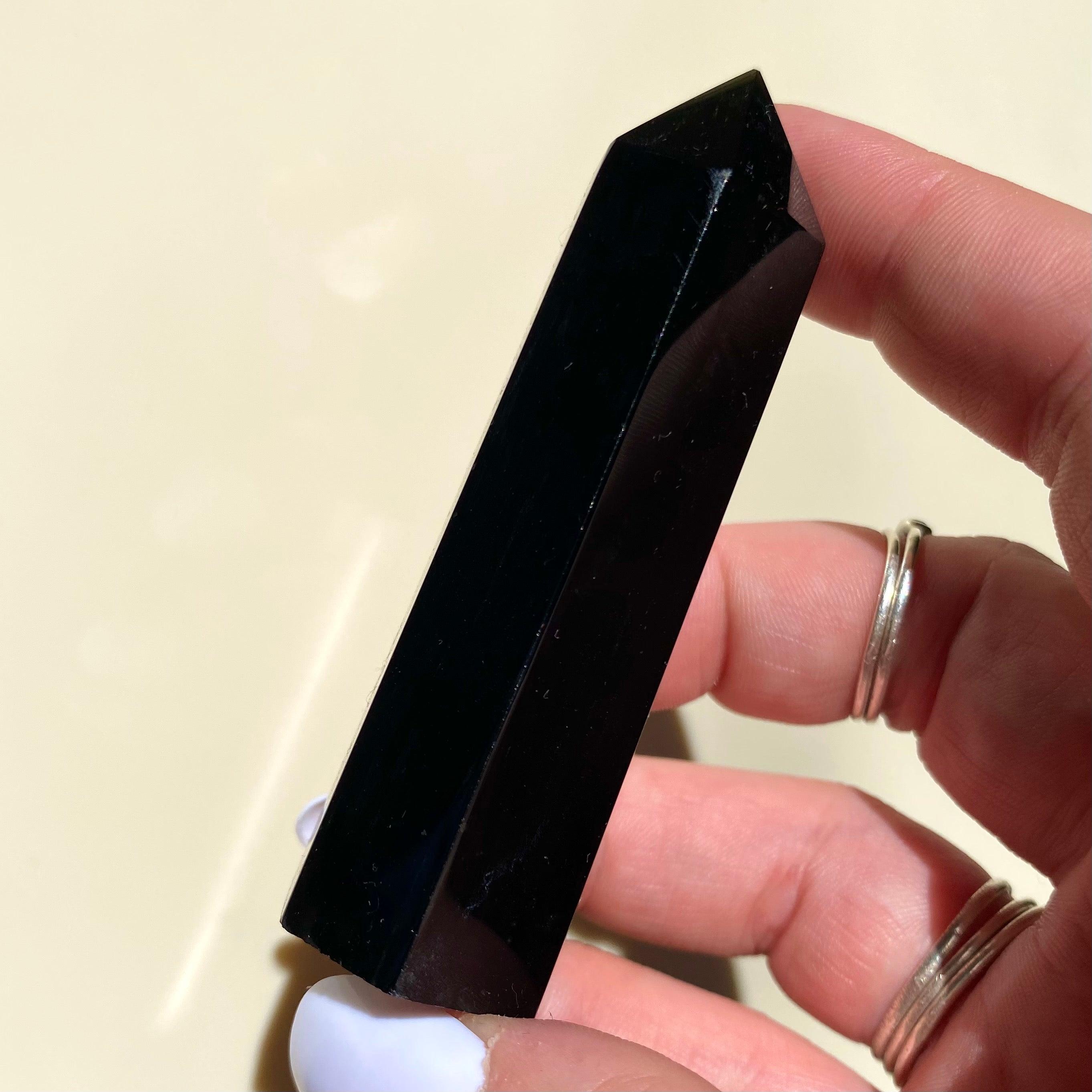 Obsidian Point - Ruby's Minerals