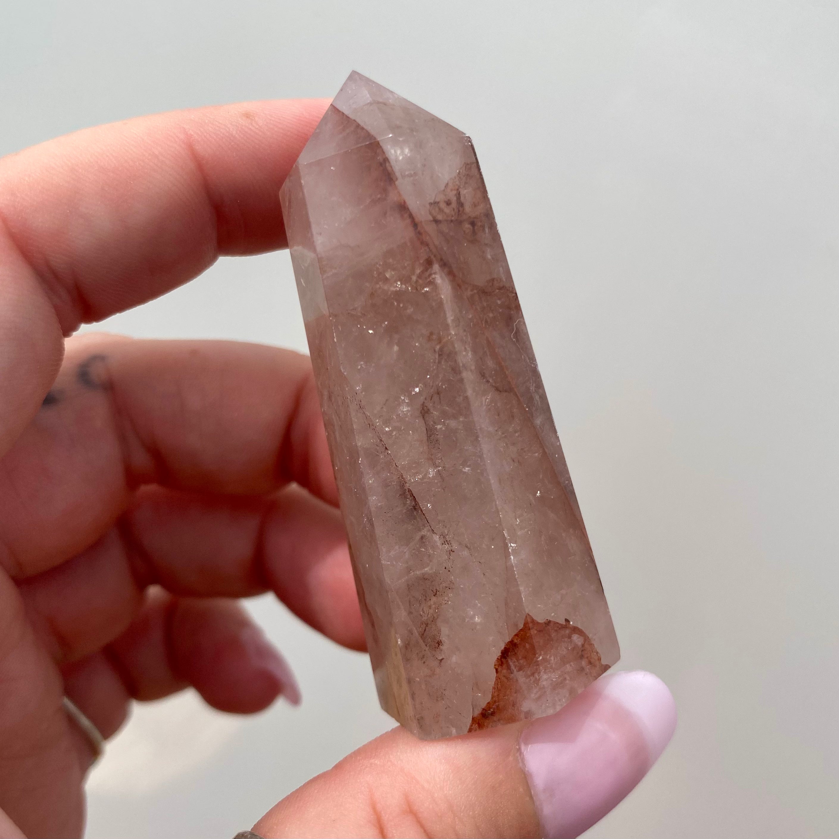 Hematoid Quartz Point