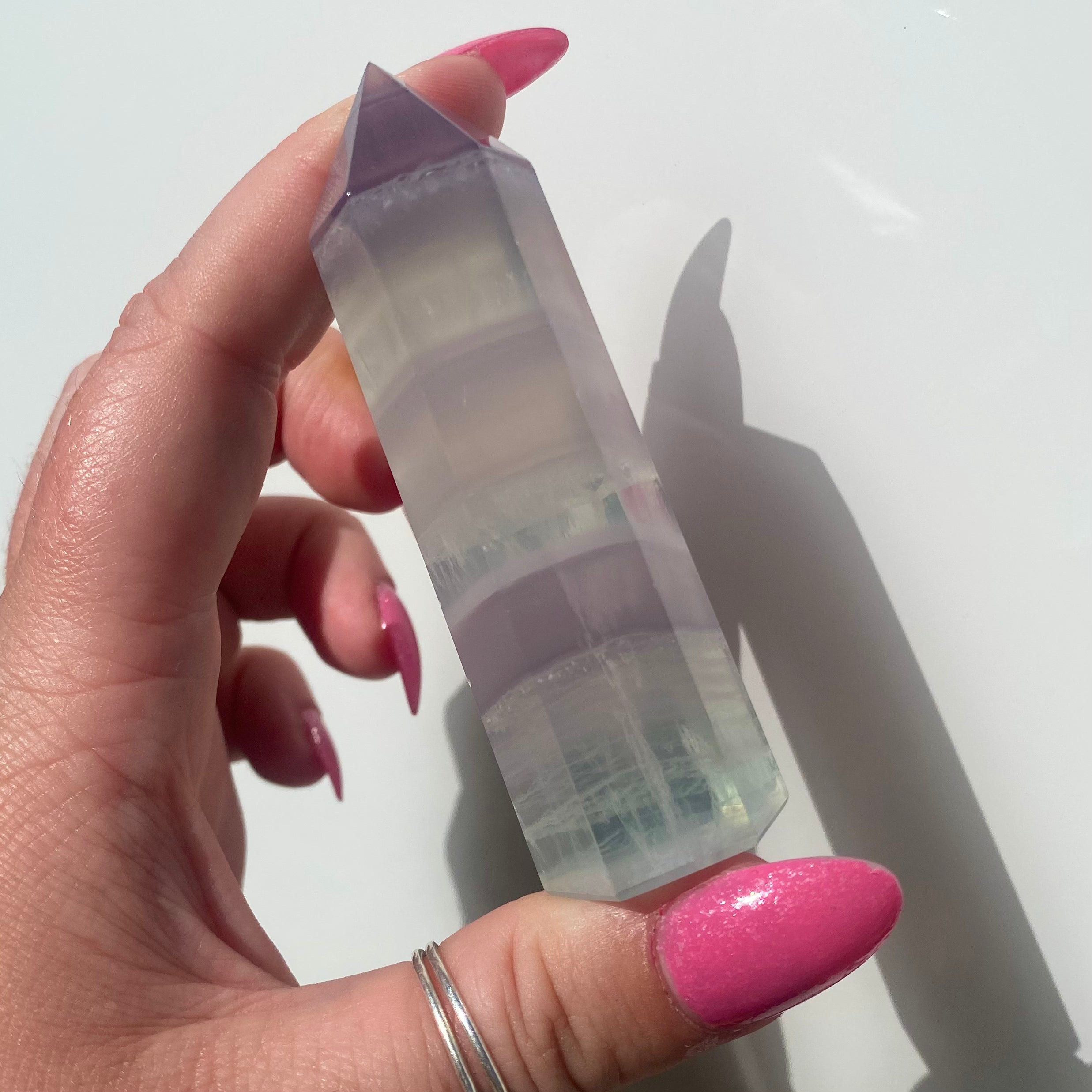 Lavender Fluorite Point