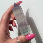 Load image into Gallery viewer, Lavender Fluorite Point

