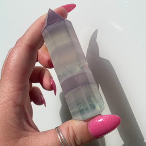 Lavender Fluorite Point