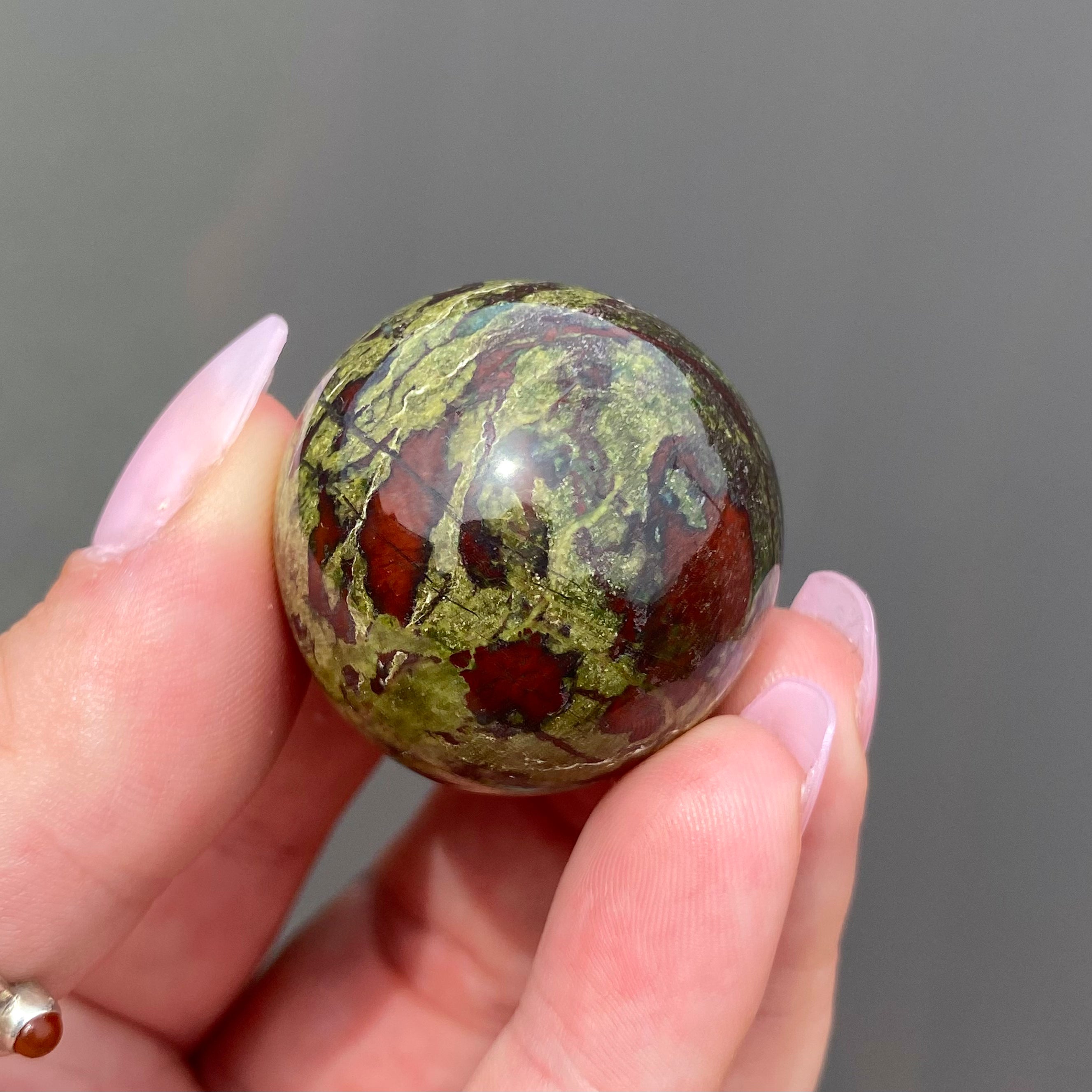 Dragon Bloodstone Sphere
