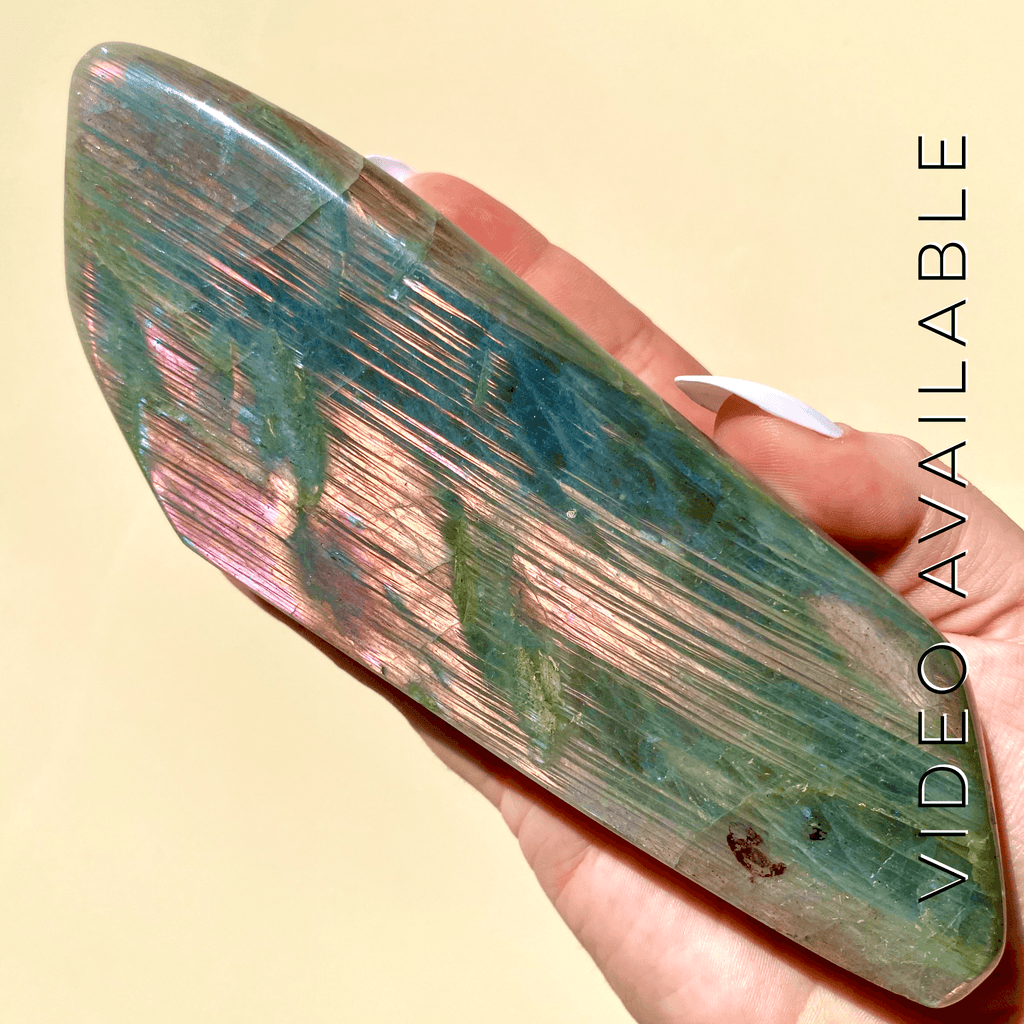 Purple Flash Labradorite Freeform - Ruby's Minerals