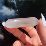 Load image into Gallery viewer, Agate Druzy Moon - Ruby&#39;s Minerals
