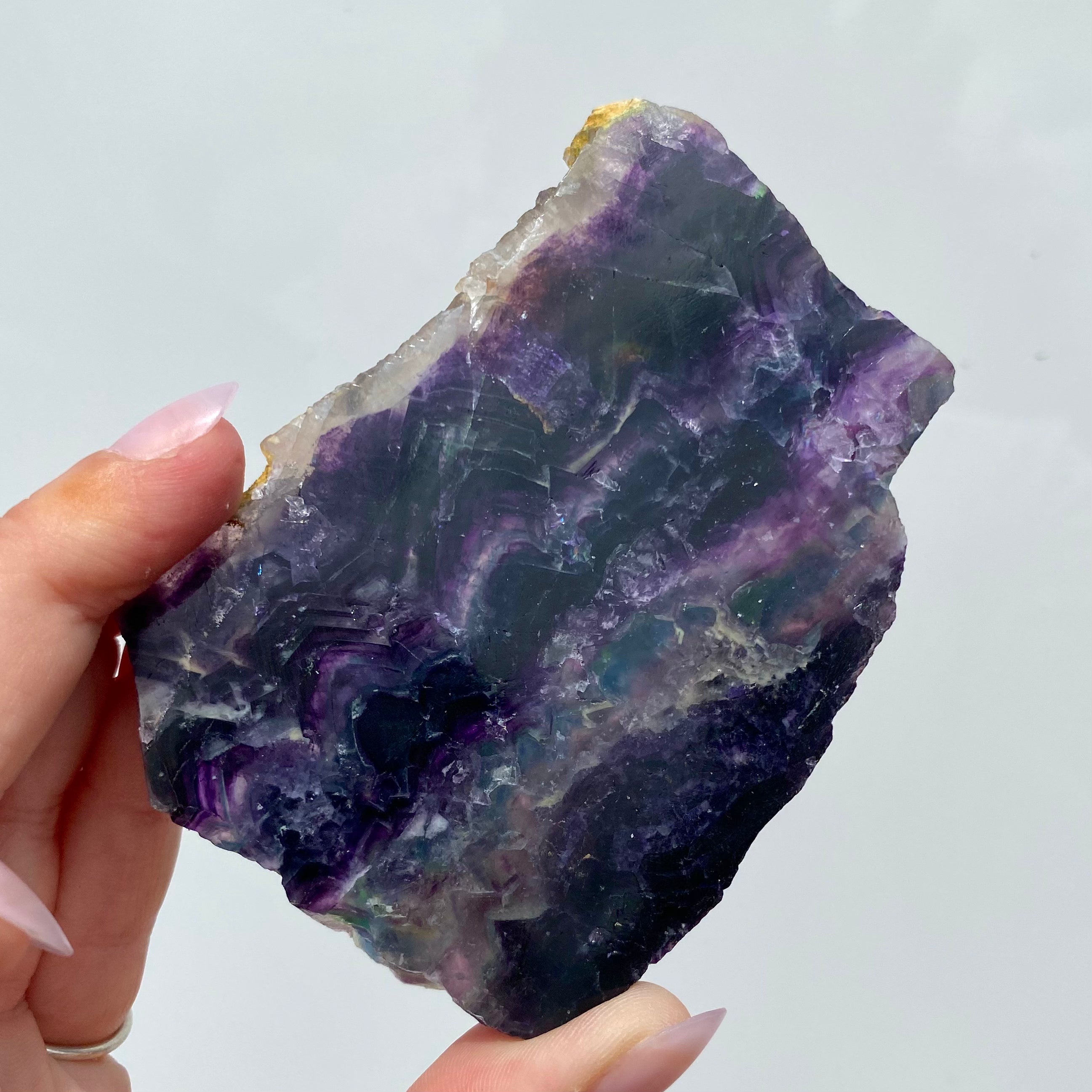 Rainbow Fluorite Slab