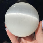 Load image into Gallery viewer, Satin Spar Sphere - Ruby&#39;s Minerals
