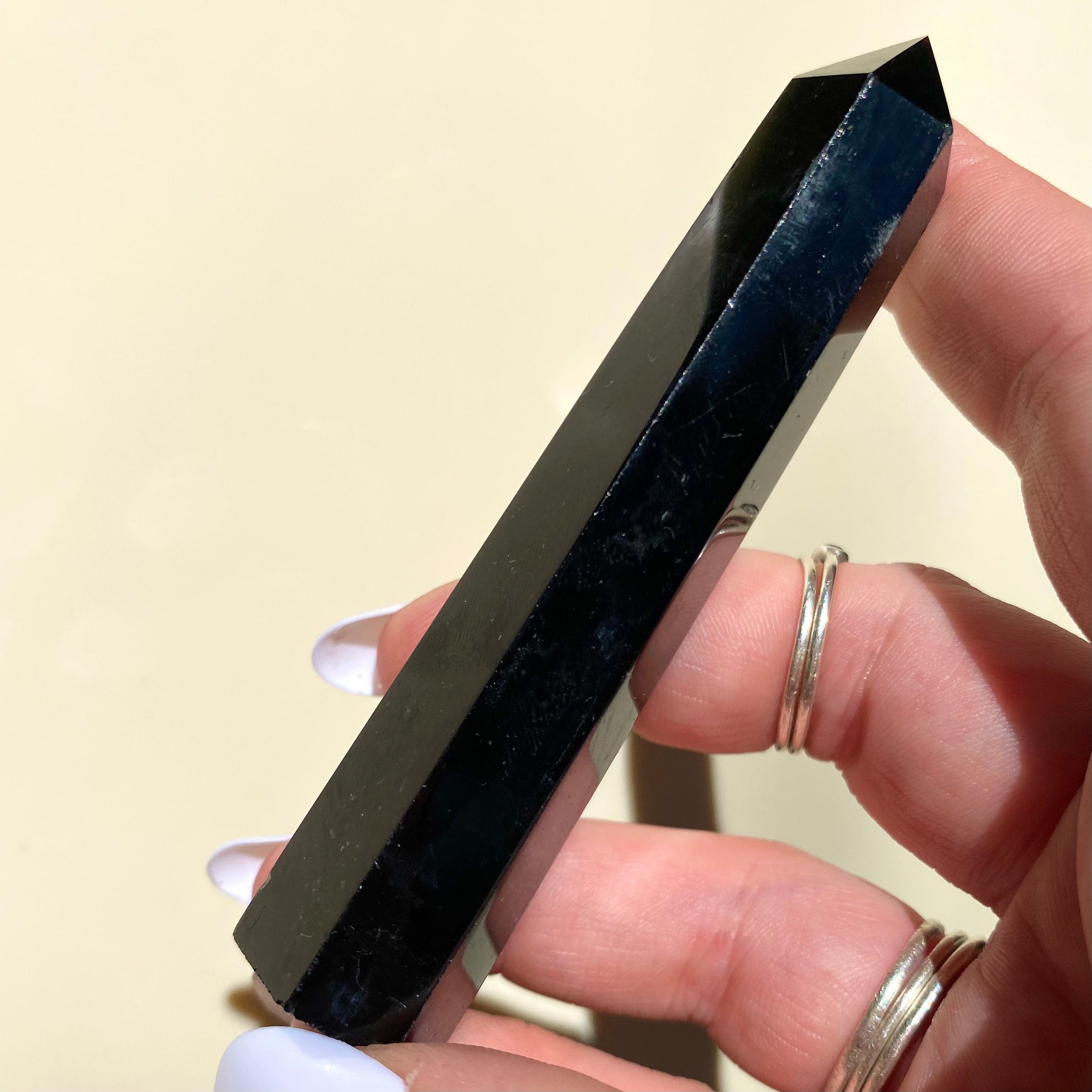 Obsidian Point - Ruby's Minerals