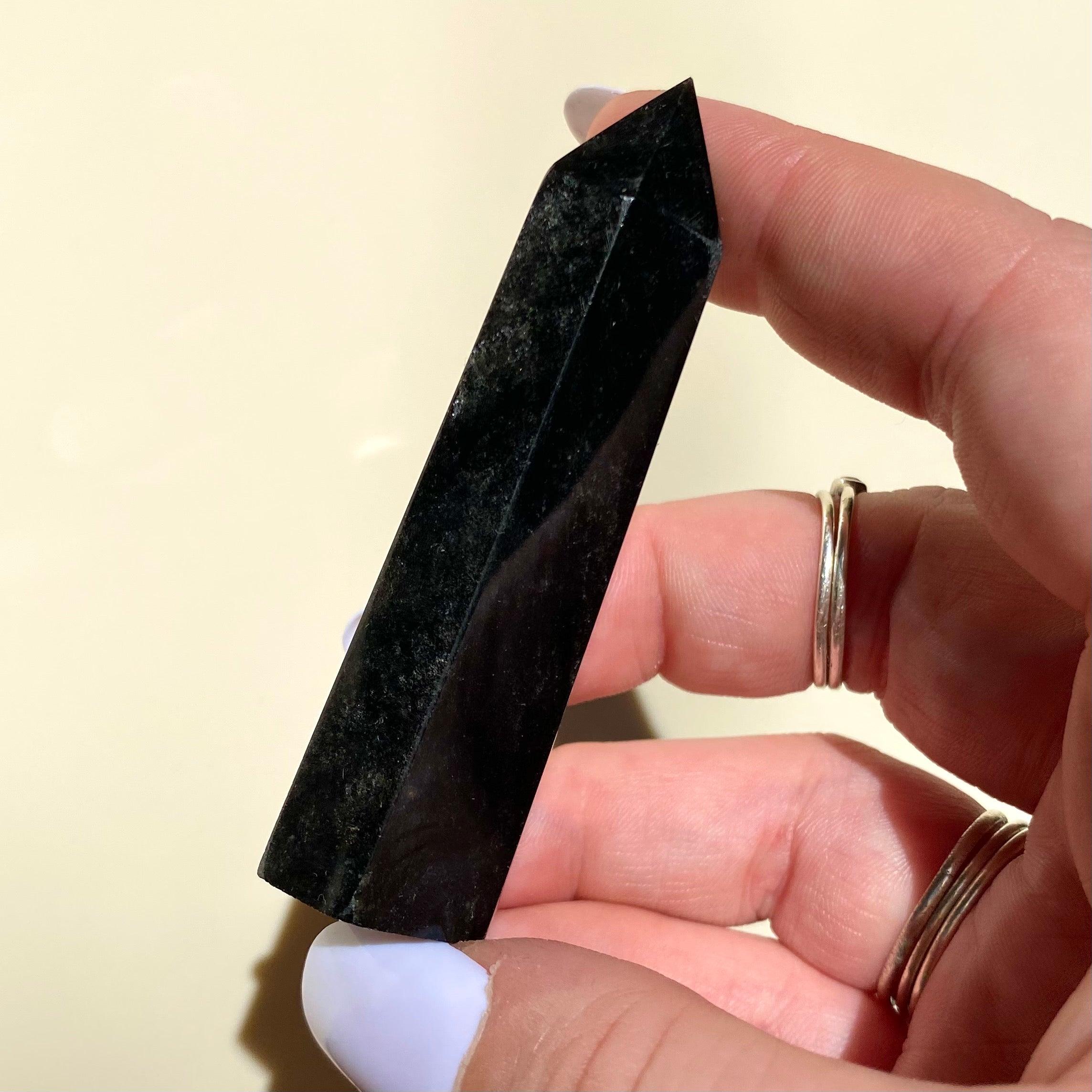 Obsidian Point - Ruby's Minerals