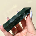 Load image into Gallery viewer, Moss Agate Point - Ruby&#39;s Minerals
