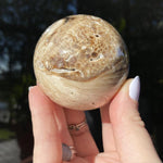 Load image into Gallery viewer, Chocolate Calcite Sphere - Ruby&#39;s Minerals
