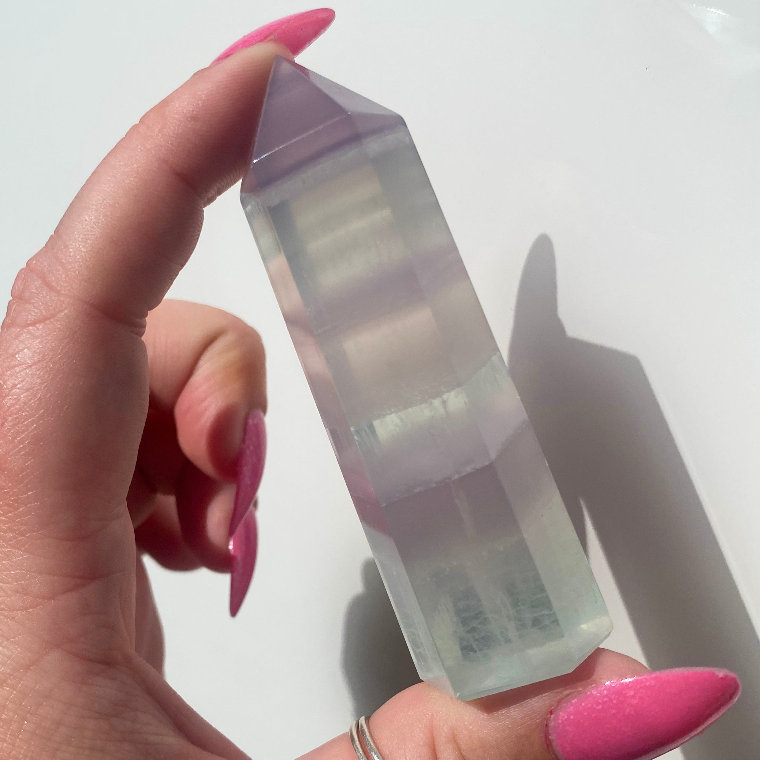 Lavender Fluorite Point