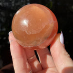 Load image into Gallery viewer, Honey Calcite Sphere - Ruby&#39;s Minerals
