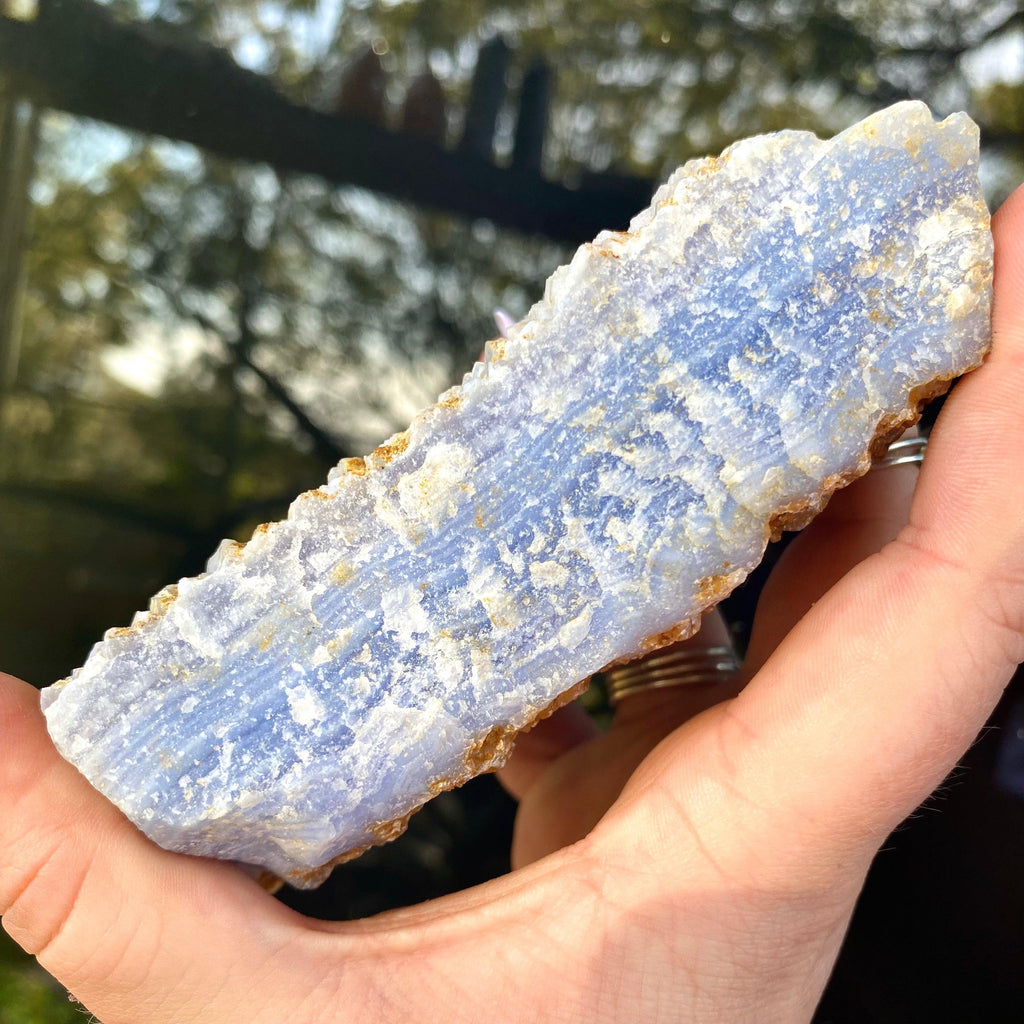 Blue Lace Agate Chunk - Ruby's Minerals