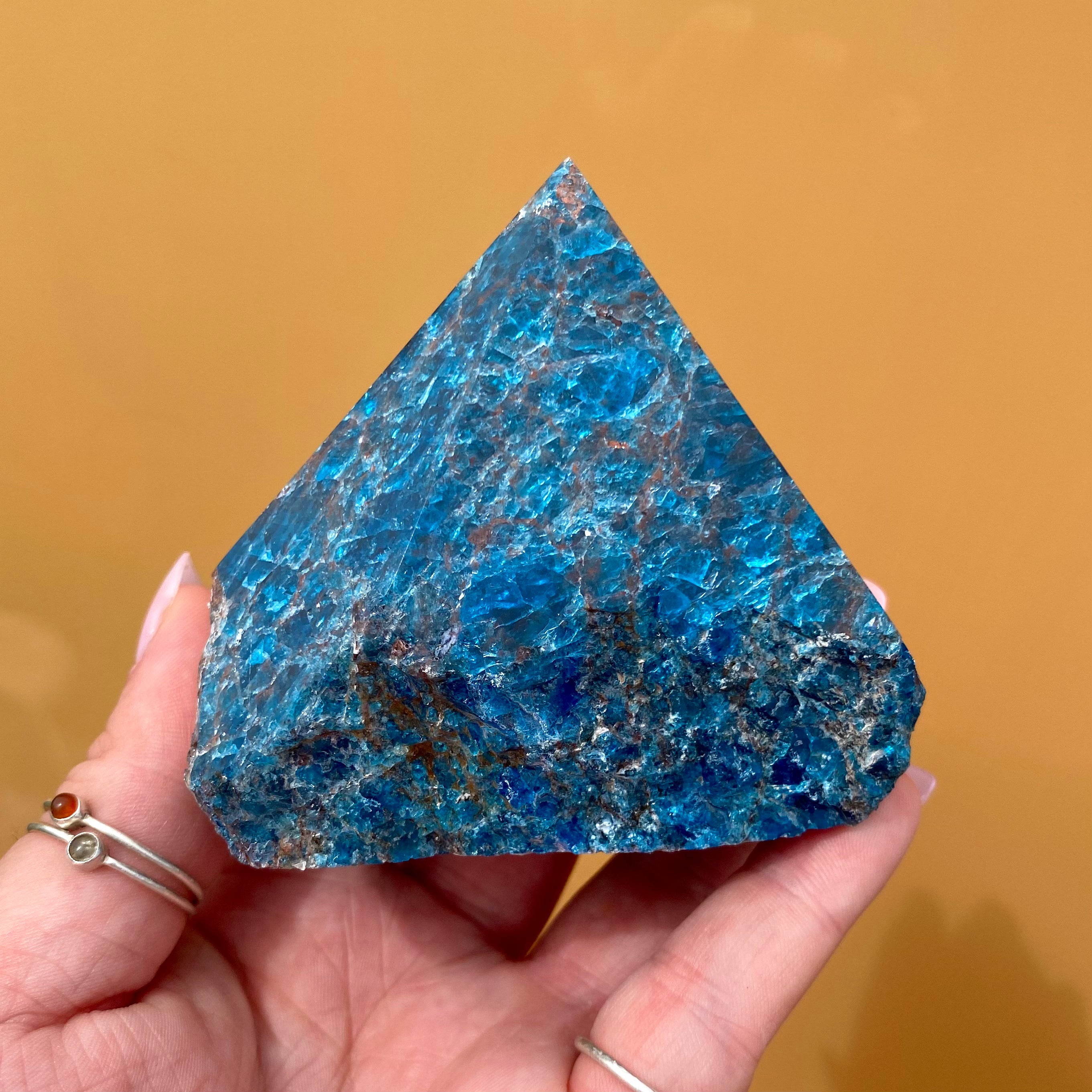 Blue Apatite Rough Point
