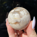 Load image into Gallery viewer, Flower Agate Sphere - Ruby&#39;s Minerals
