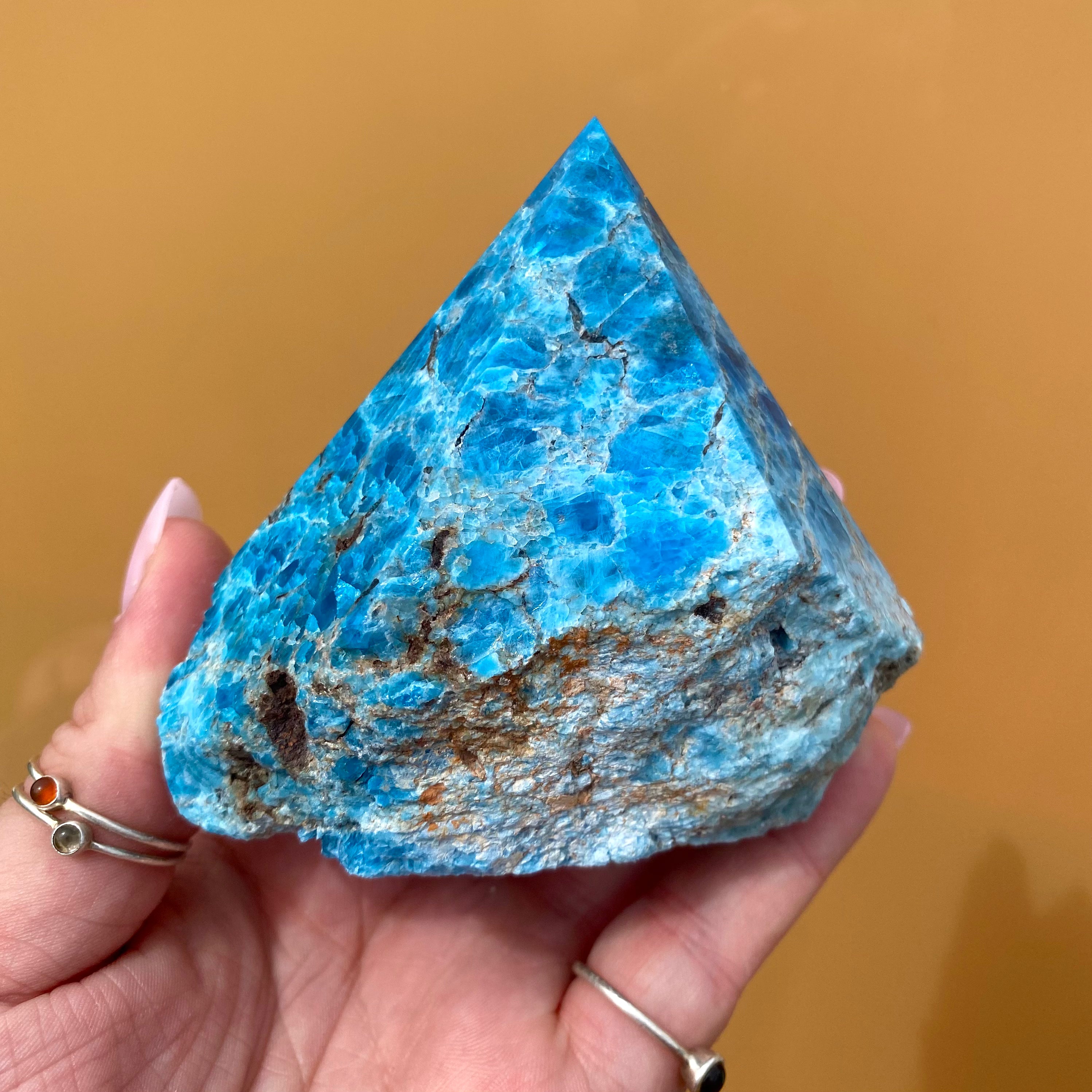 Blue Apatite Rough Point