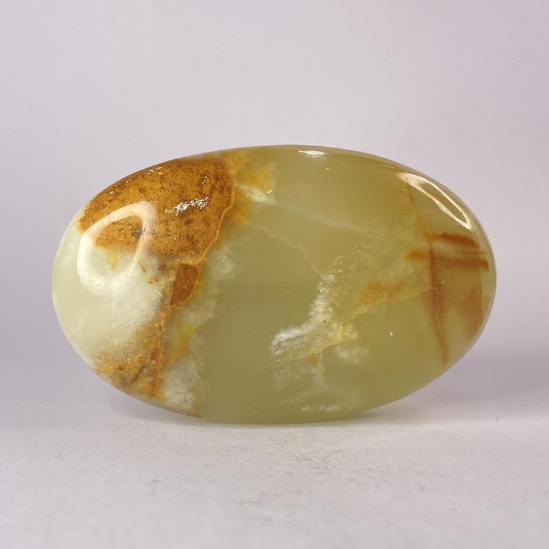 Green Onyx Palmstone - Ruby's Minerals