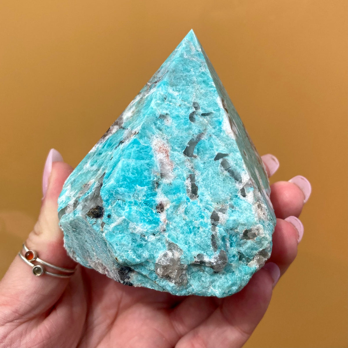 Amazonite Rough Point – Ruby's Minerals
