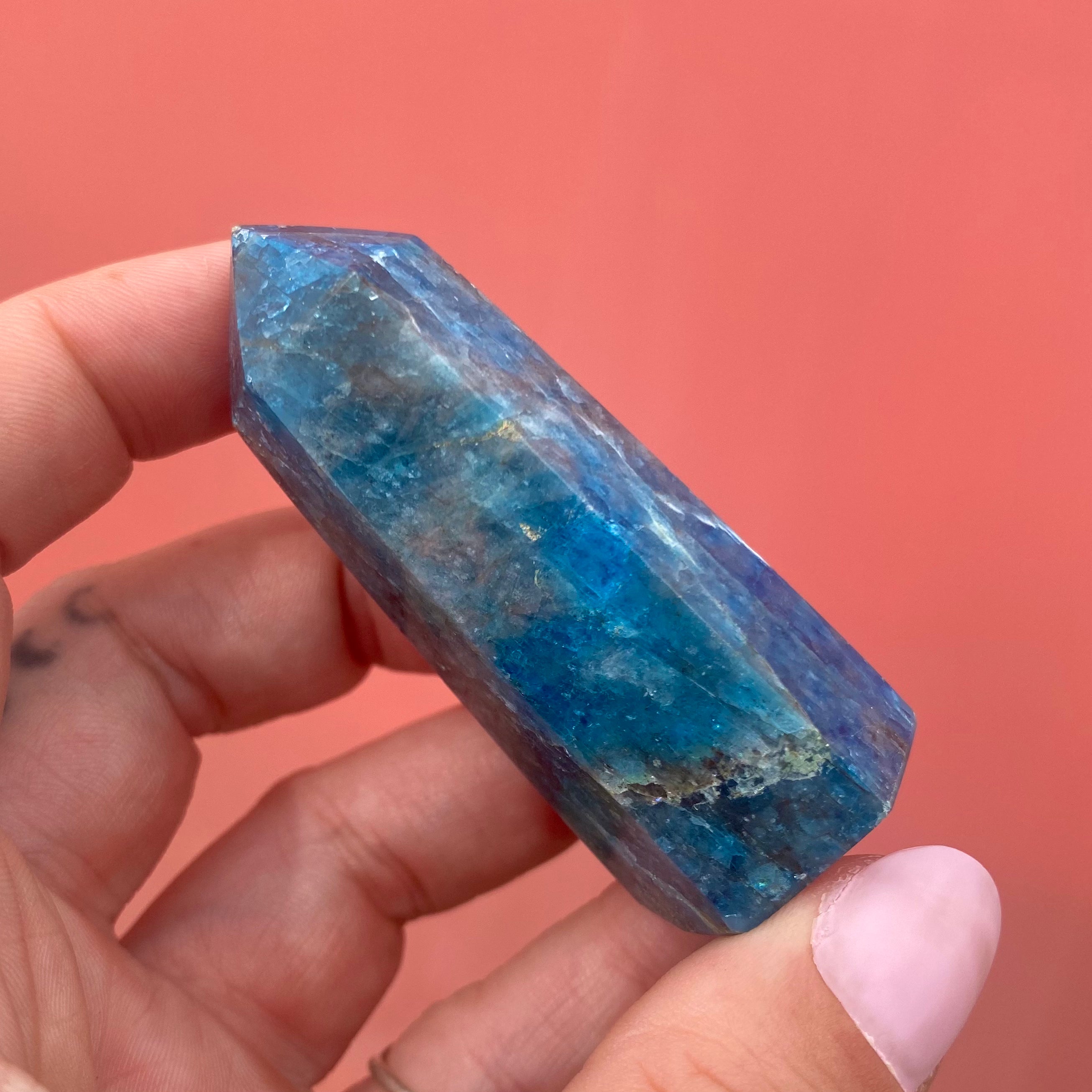 Blue Apatite Point
