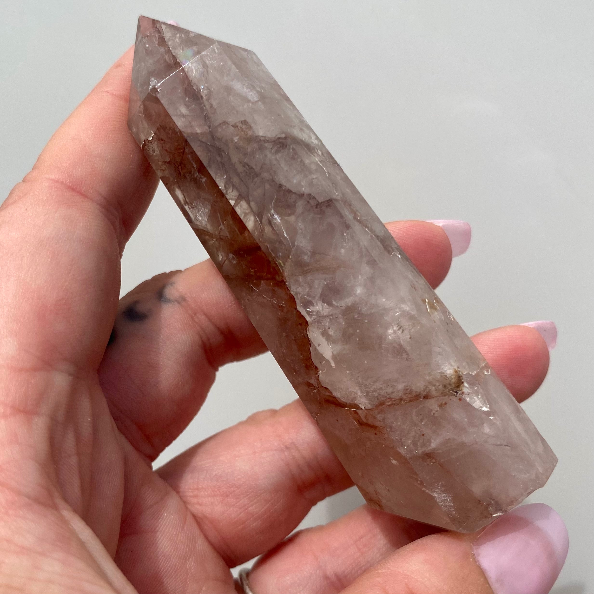 Hematoid Quartz Point