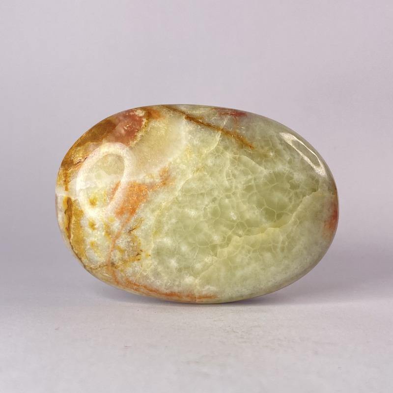 Green Onyx Palmstone - Ruby's Minerals