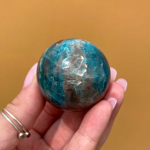 Blue Apatite Sphere