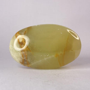 Green Onyx Palmstone - Ruby's Minerals