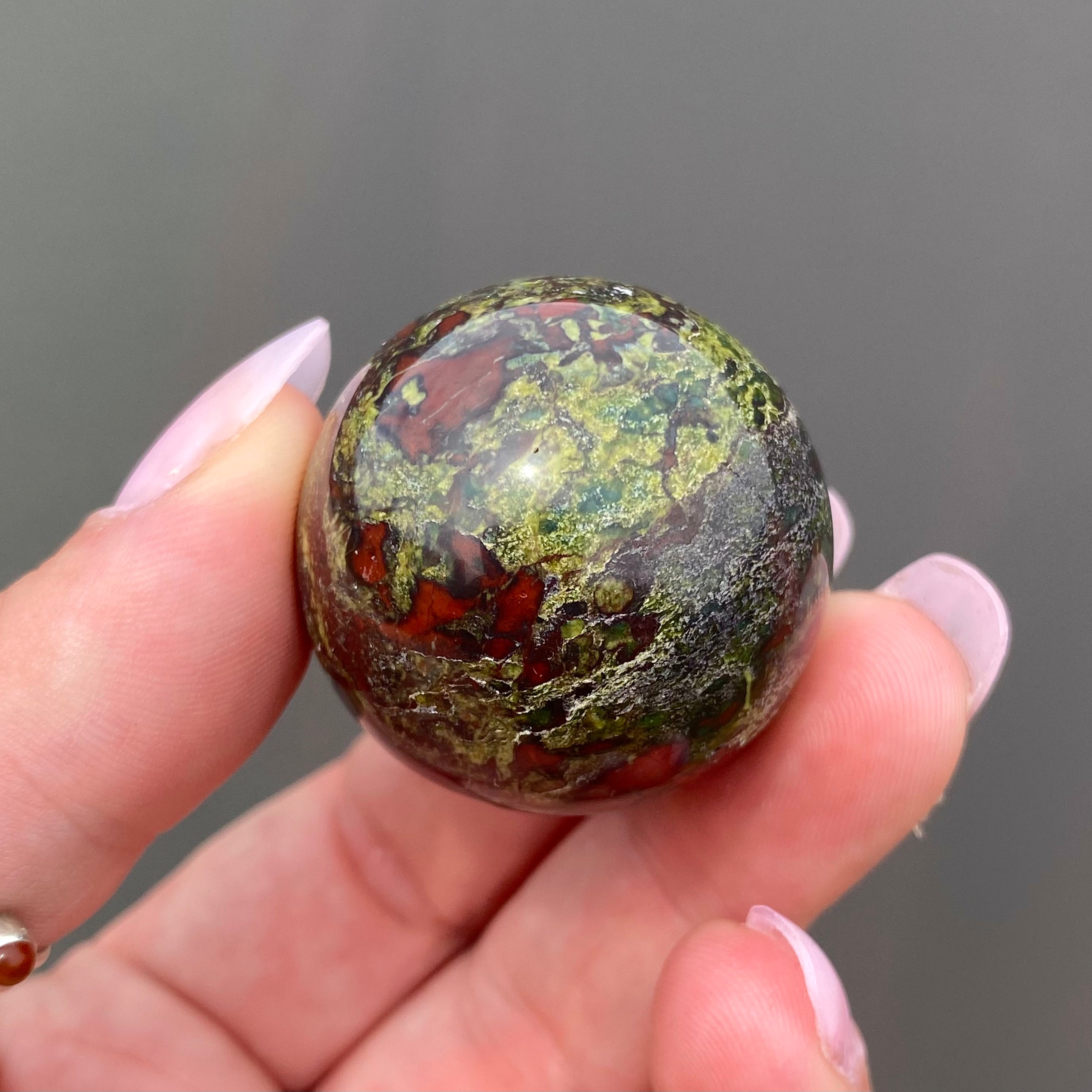 Dragon Bloodstone Sphere