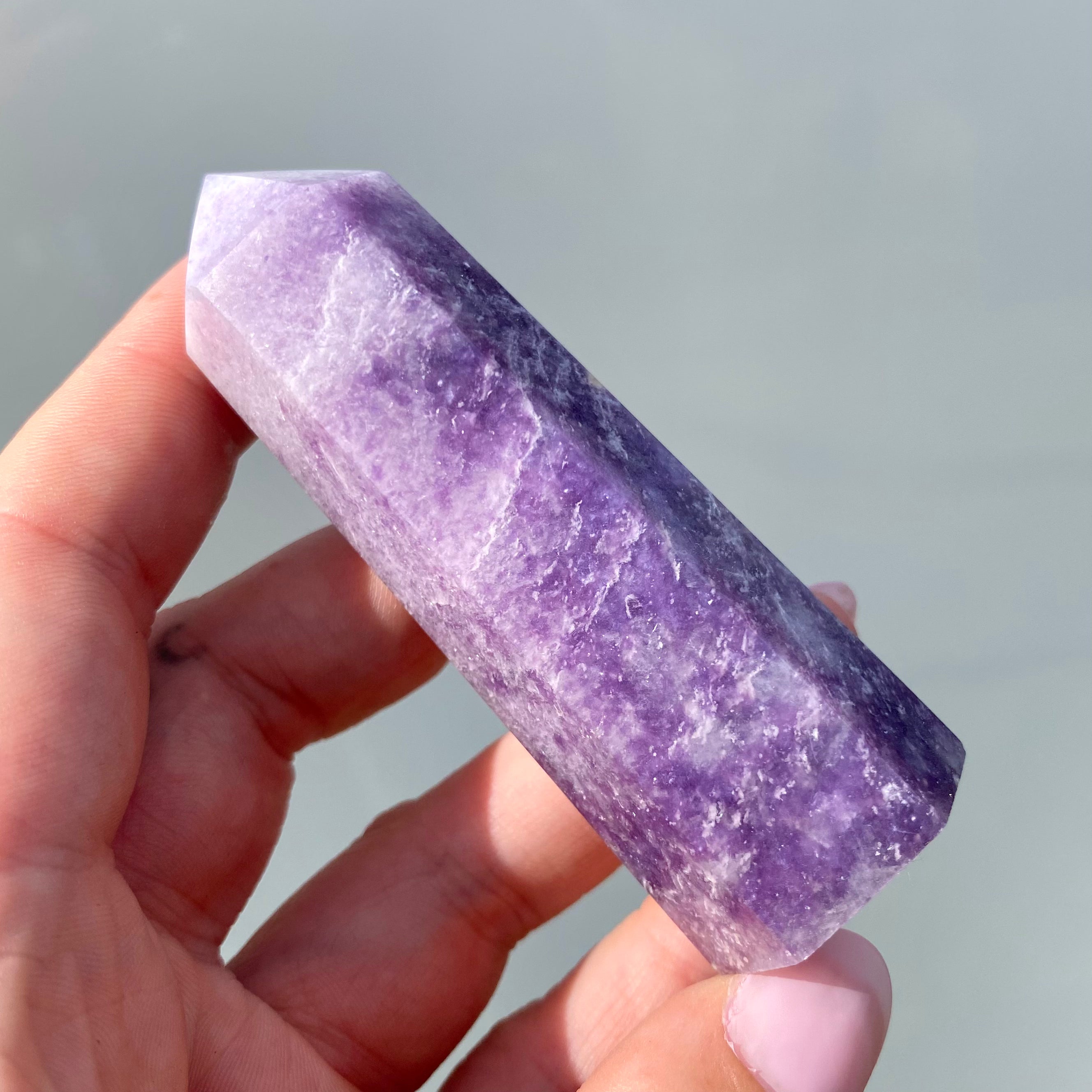 Lepidolite Point