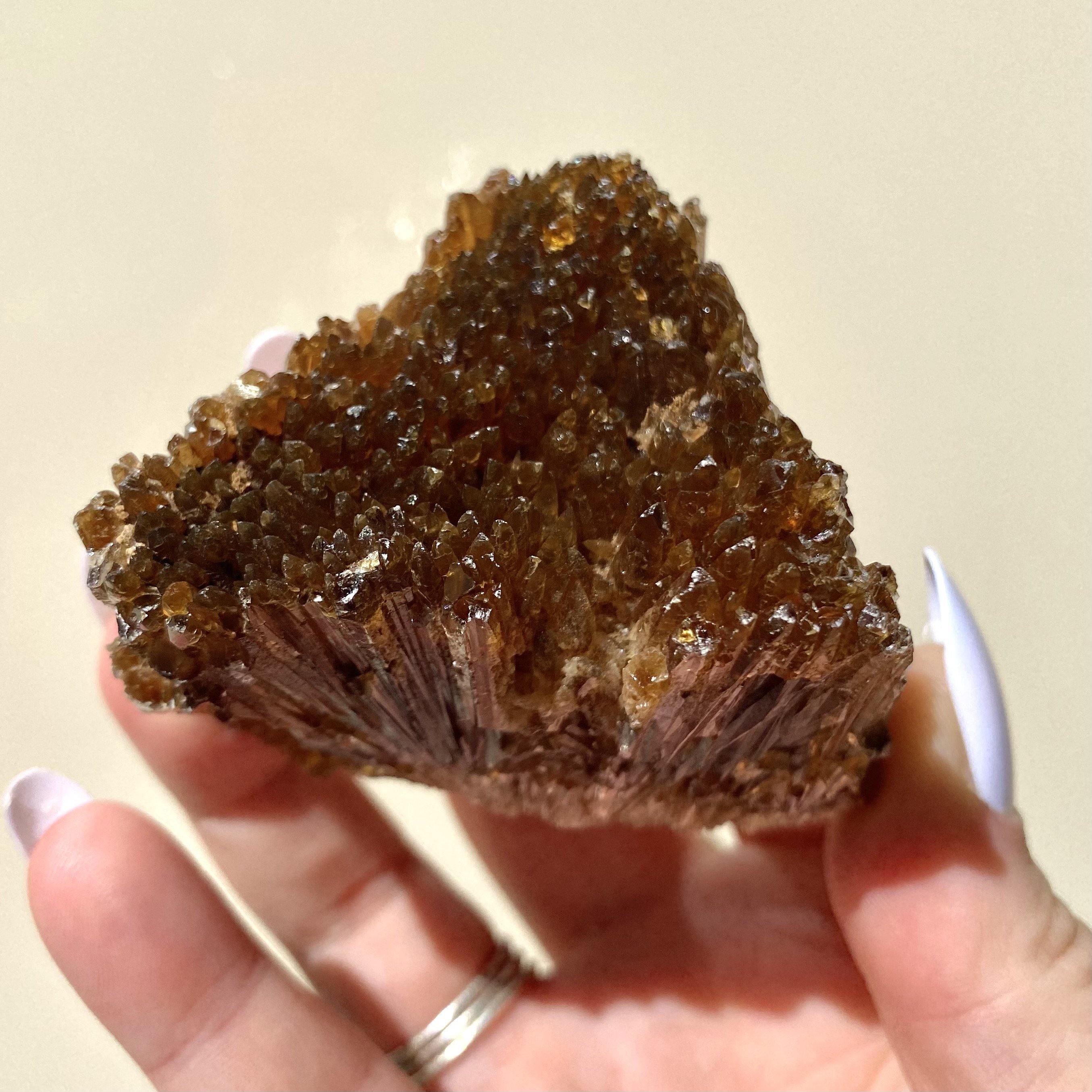 Amber Calcite - Ruby's Minerals