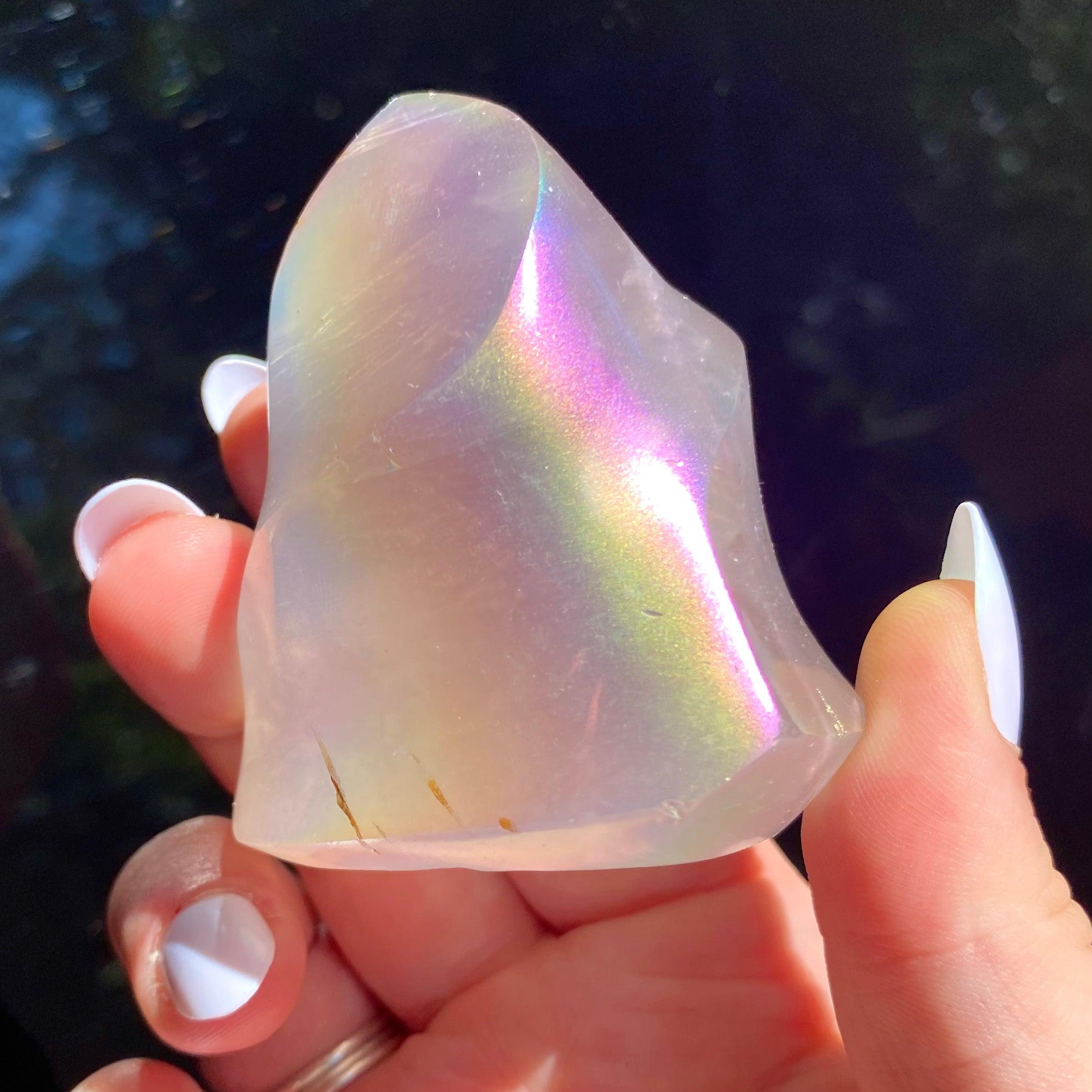 Angel Aura Quartz Flame - Ruby's Minerals