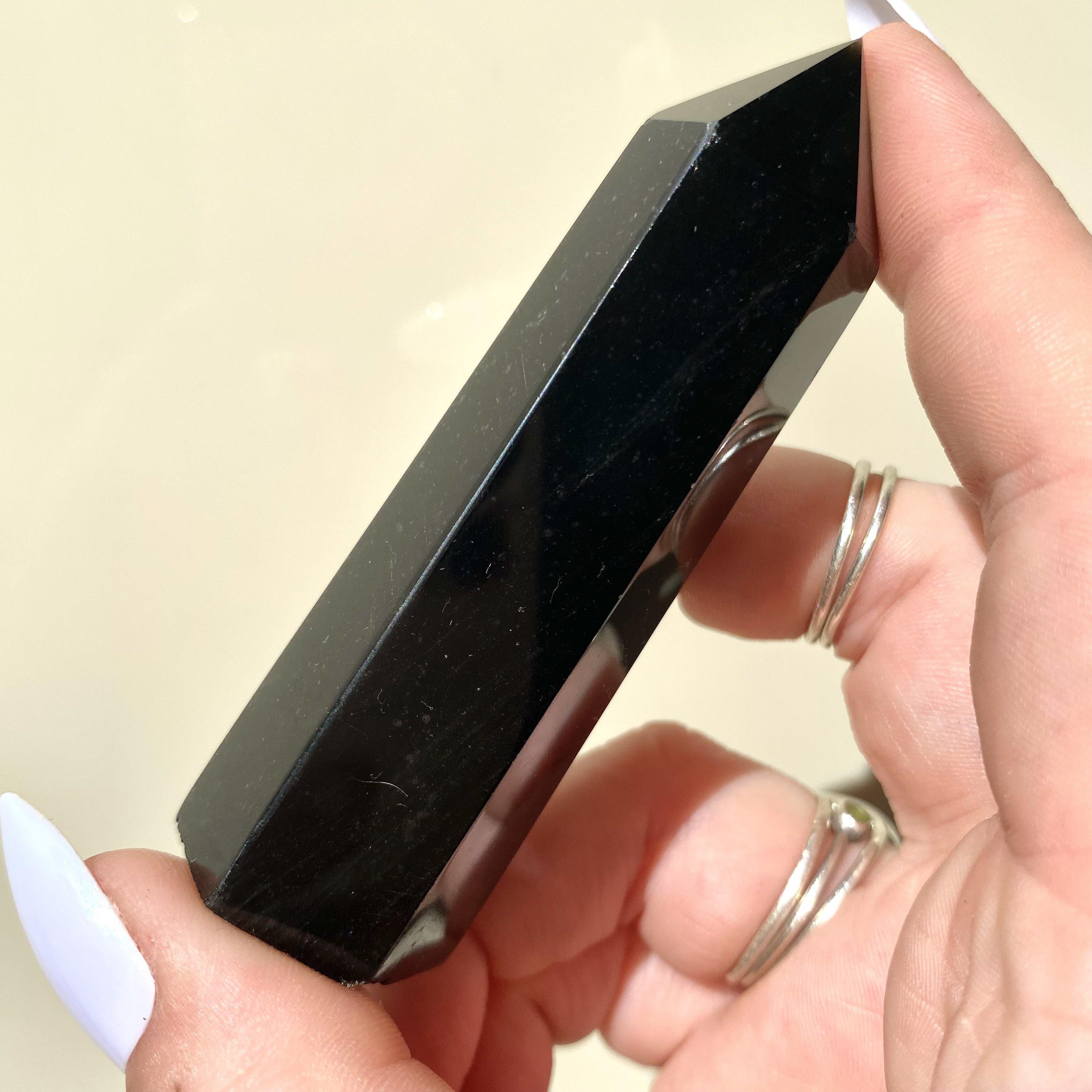 Obsidian Point - Ruby's Minerals
