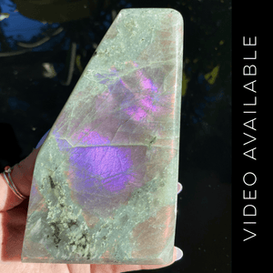 Purple Flash Labradorite Freeform - Ruby's Minerals