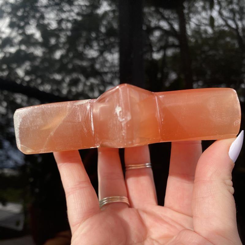 Honey Calcite Star - Ruby's Minerals