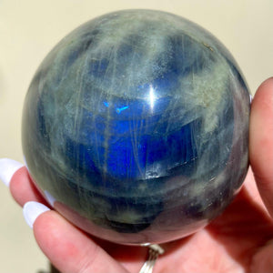 Labradorite Sphere - Ruby's Minerals