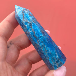 Blue Apatite Point