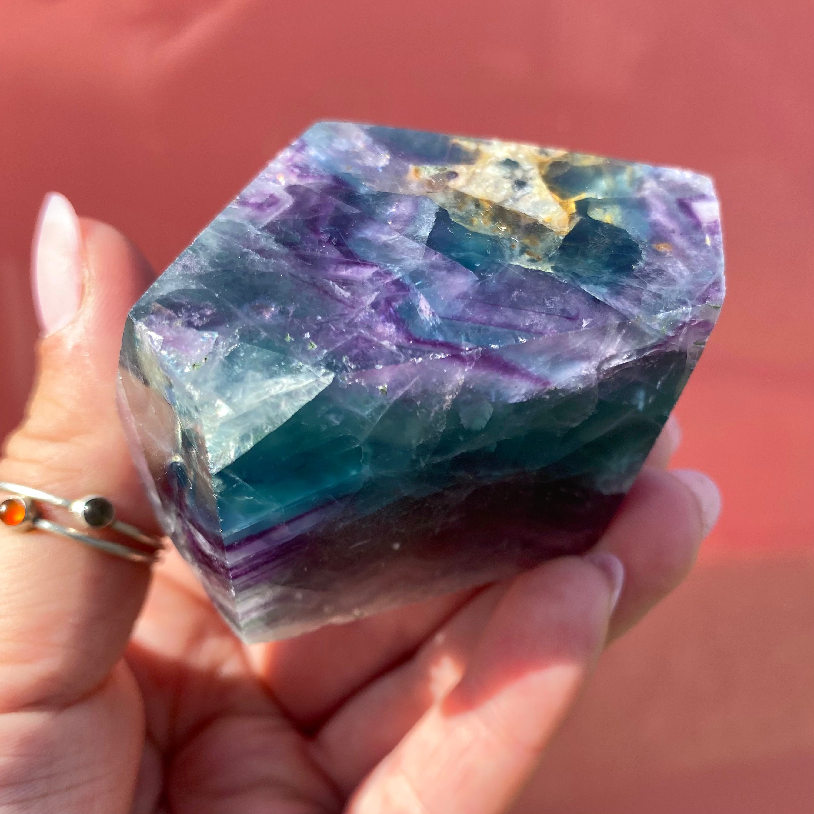 Rainbow Fluorite Freeform
