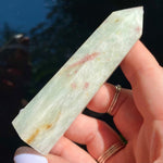 Load image into Gallery viewer, Pink Tourmalinated Quartz Point - Ruby&#39;s Minerals
