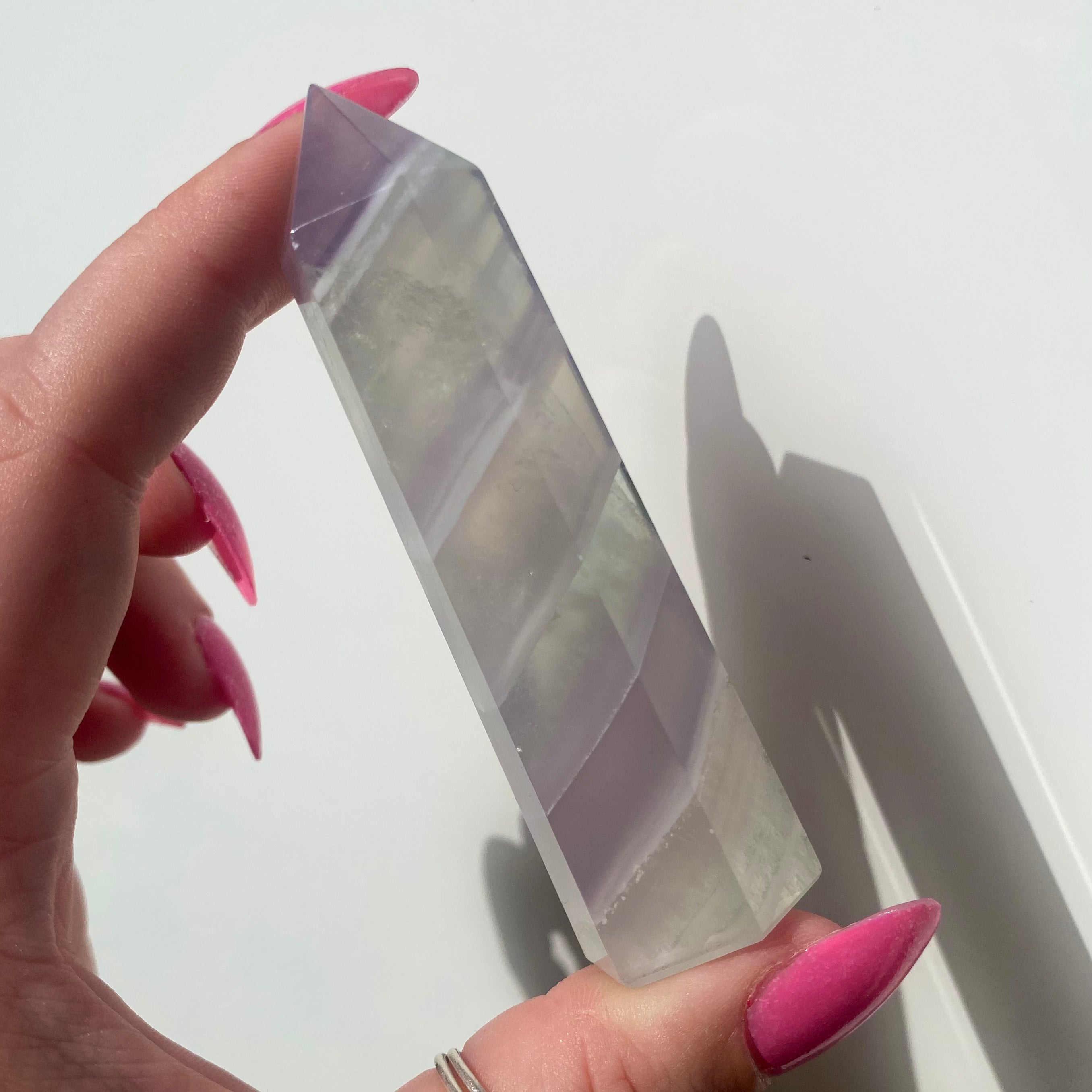 Lavender Fluorite Point