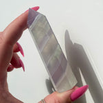 Load image into Gallery viewer, Lavender Fluorite Point
