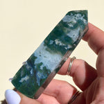 Load image into Gallery viewer, Moss Agate Point - Ruby&#39;s Minerals
