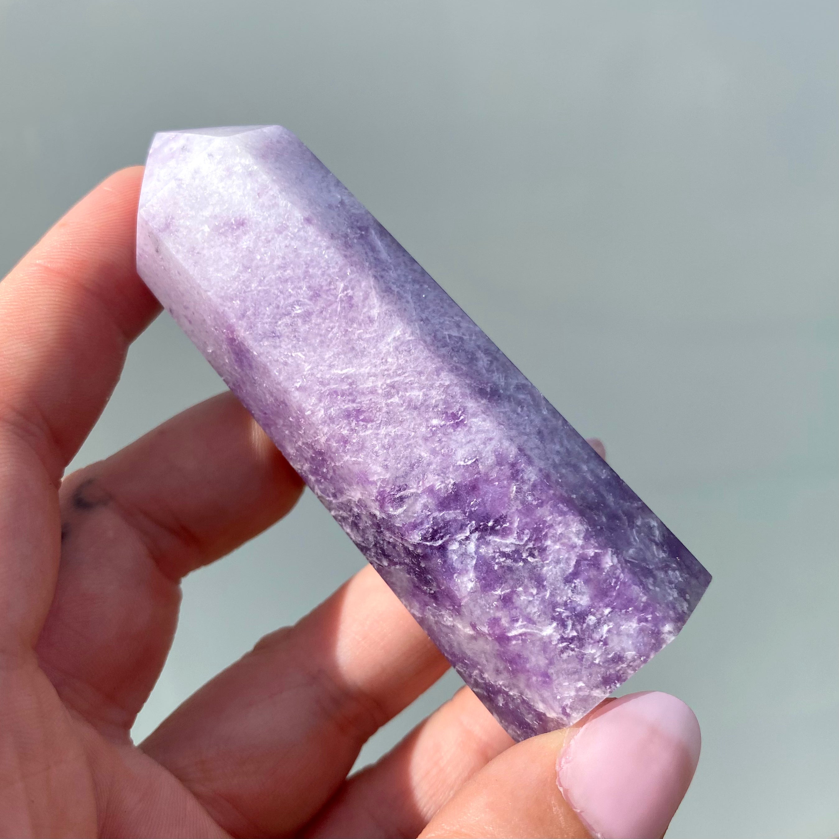 Lepidolite Point
