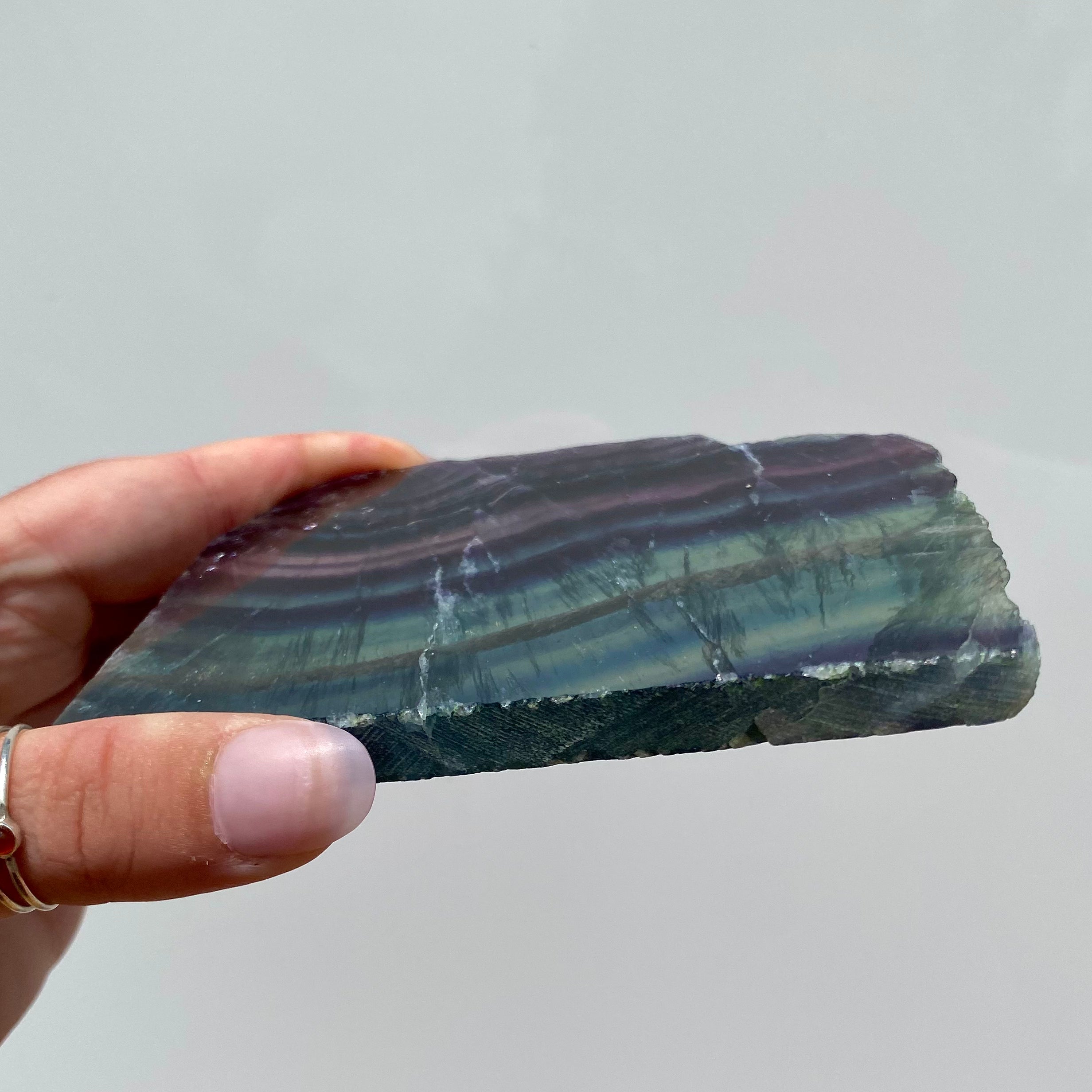 Rainbow Fluorite Slab