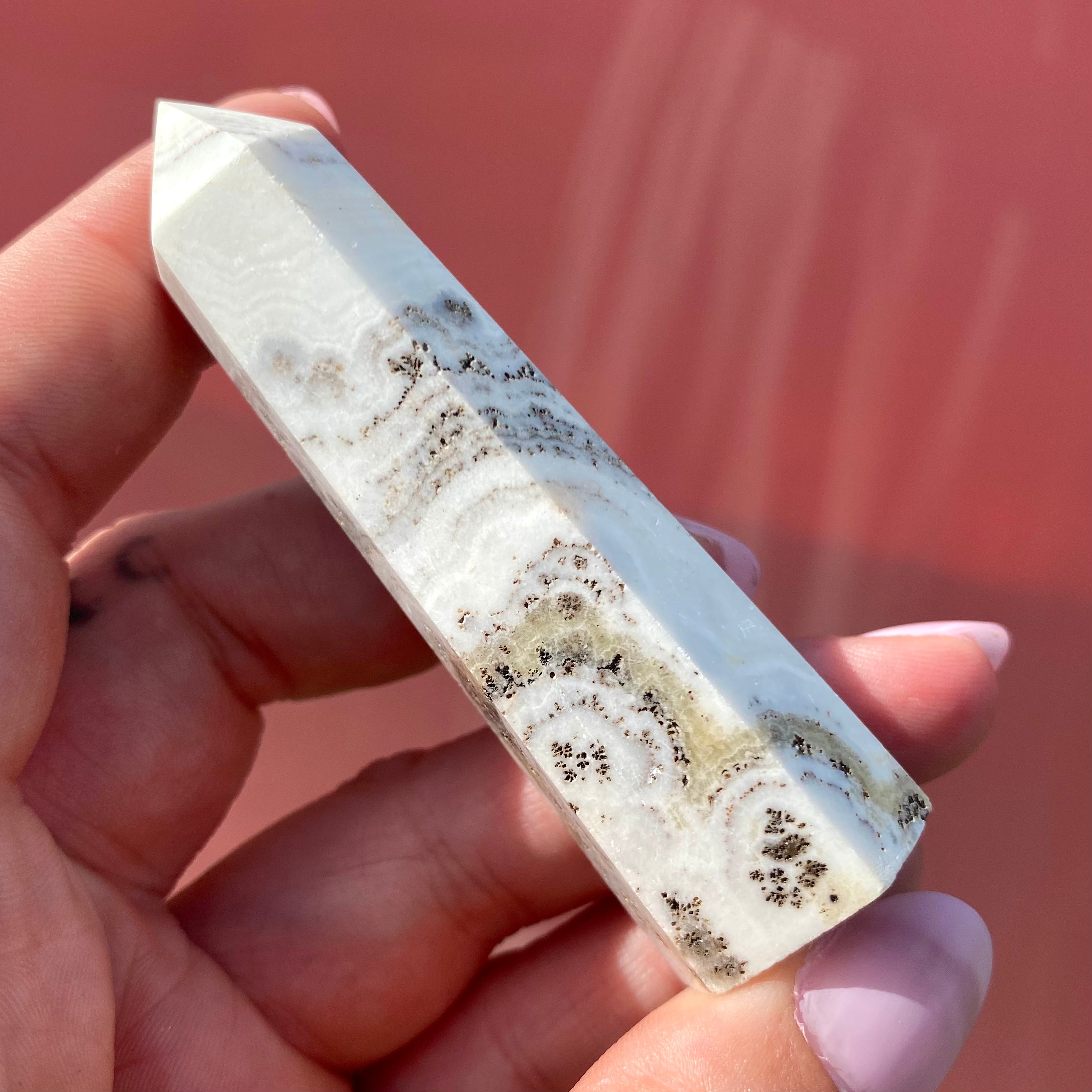 Dendritic Calcite Point