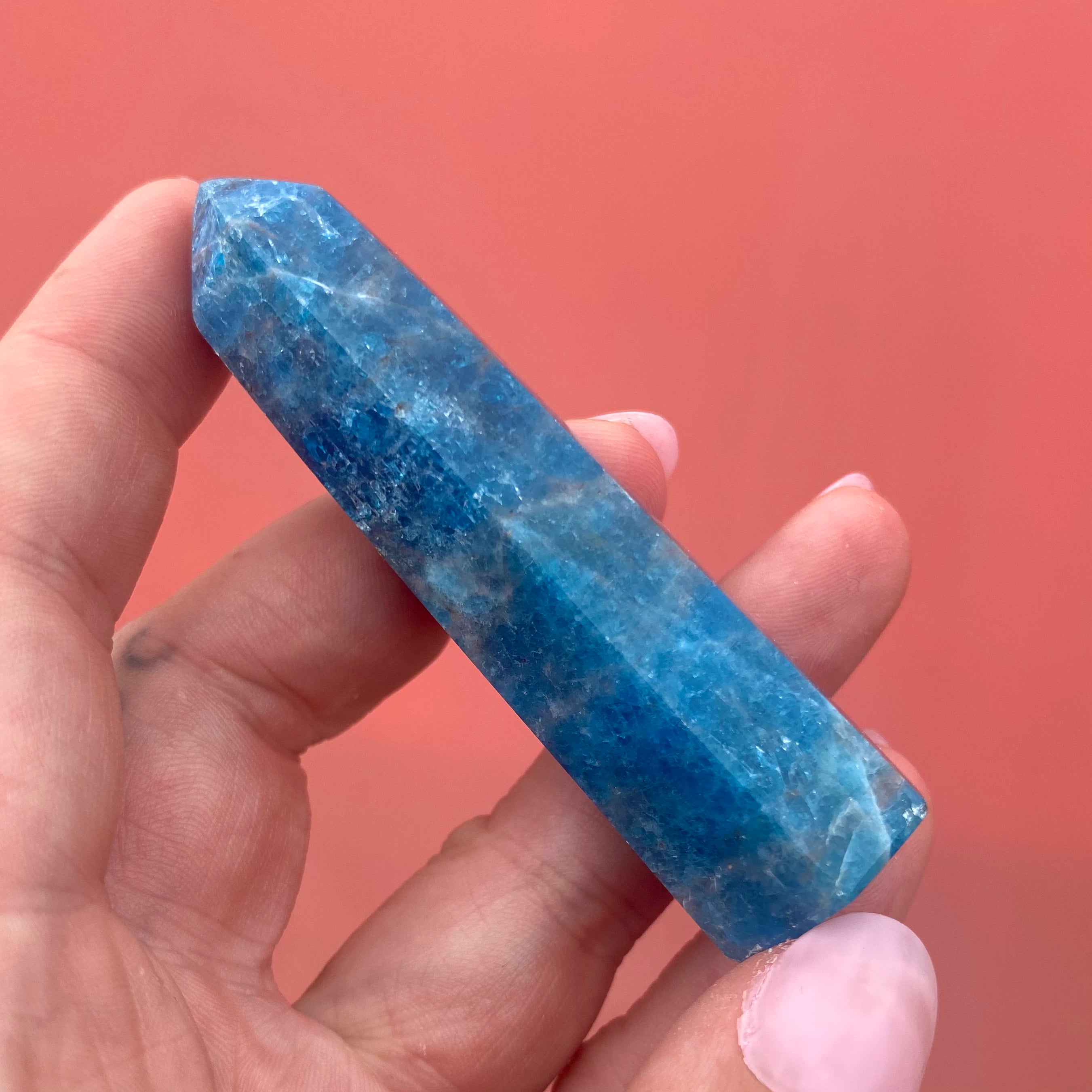 Blue Apatite Point