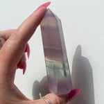Load image into Gallery viewer, Lavender Fluorite Point
