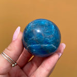 Load image into Gallery viewer, Blue Apatite Sphere
